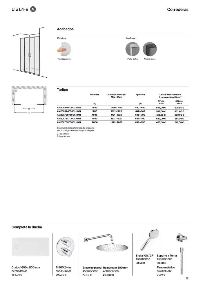 Catálogo de Mamparas de Baño 9 de enero al 31 de diciembre 2025 - Página 79