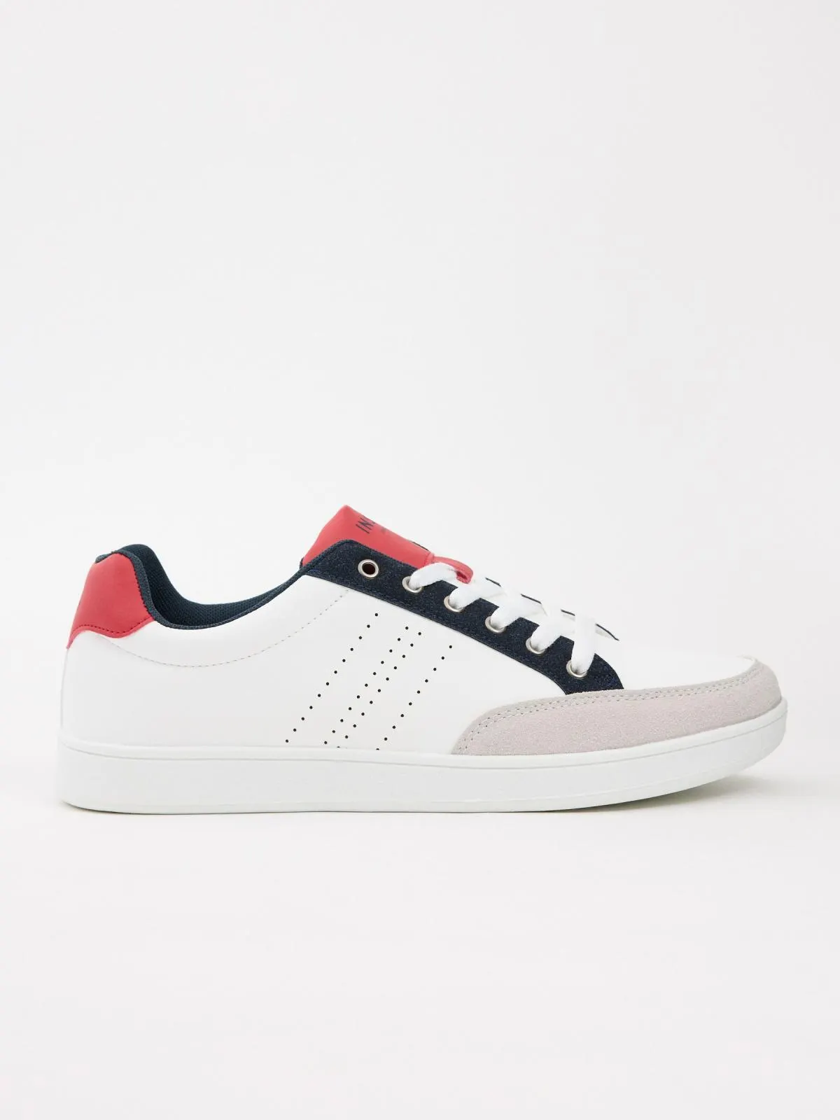 Deportiva casual efecto piel combinada