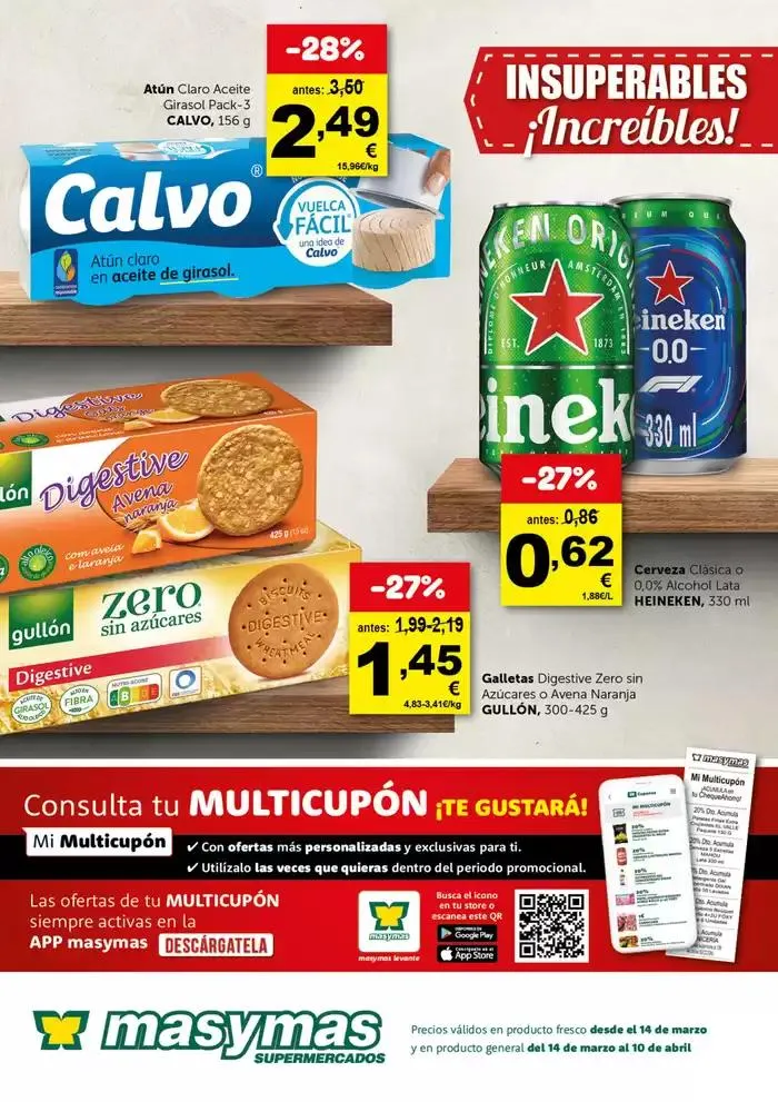 Catálogo de Catálogo Masymas 14 de marzo al 10 de abril 2025 - Página 1
