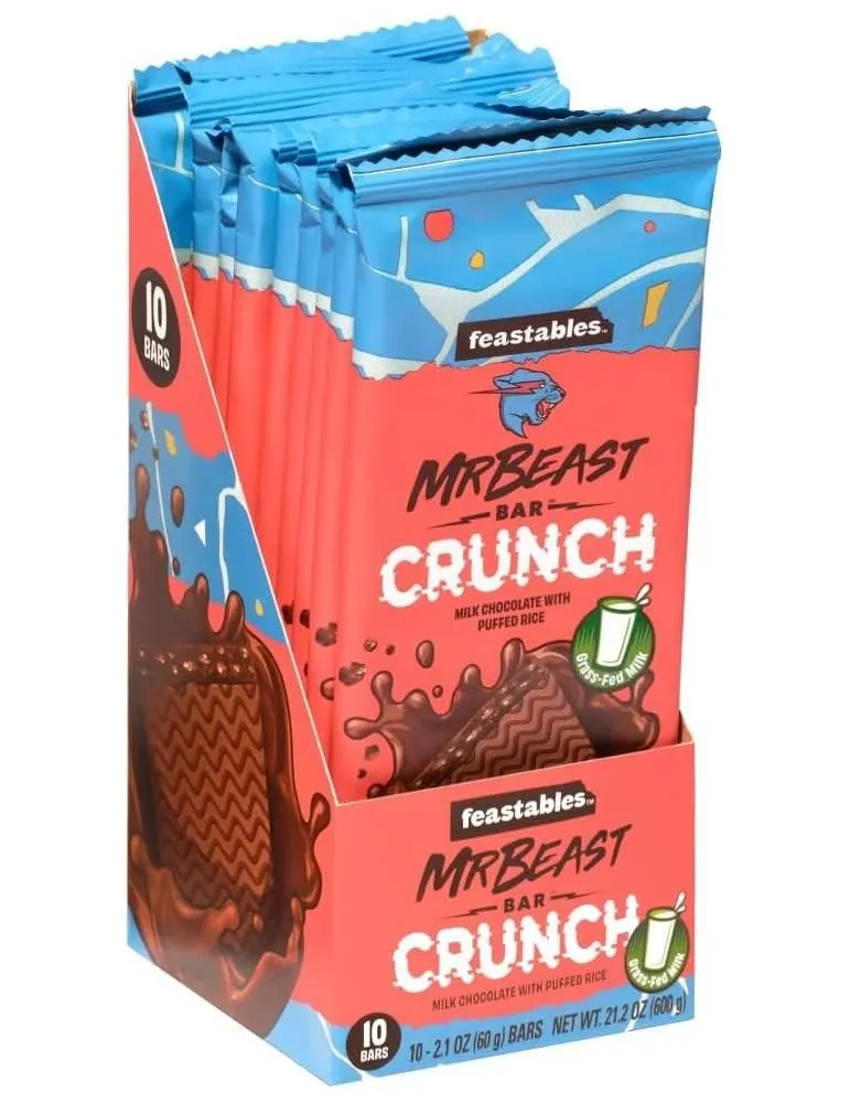 Milk Crun Chchocolate Bar 60 gr. Mr Beast Feastables
