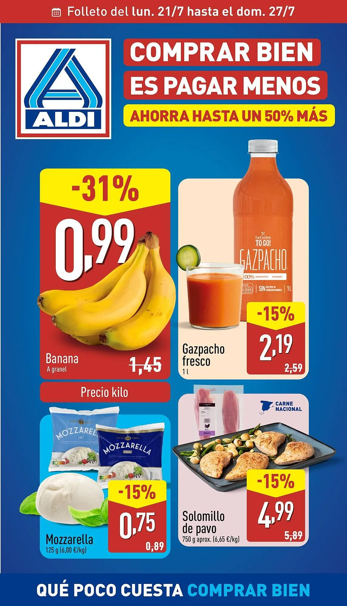 Catálogo de Folleto ALDI 21 de julio al 27 de julio 2025 - Página 1
