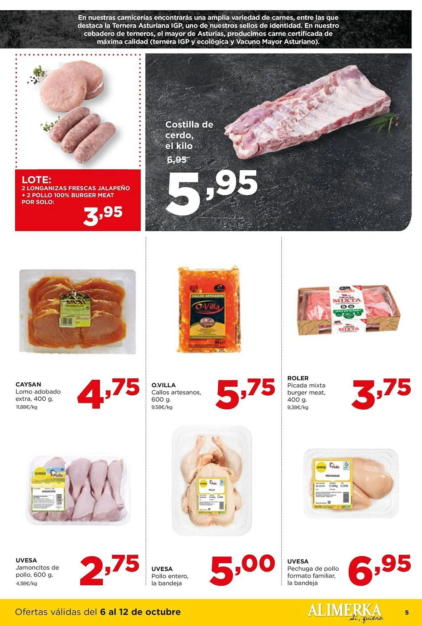 Catálogo de Folleto Alimerka 6 de octubre al 12 de octubre 2025 - Página 5