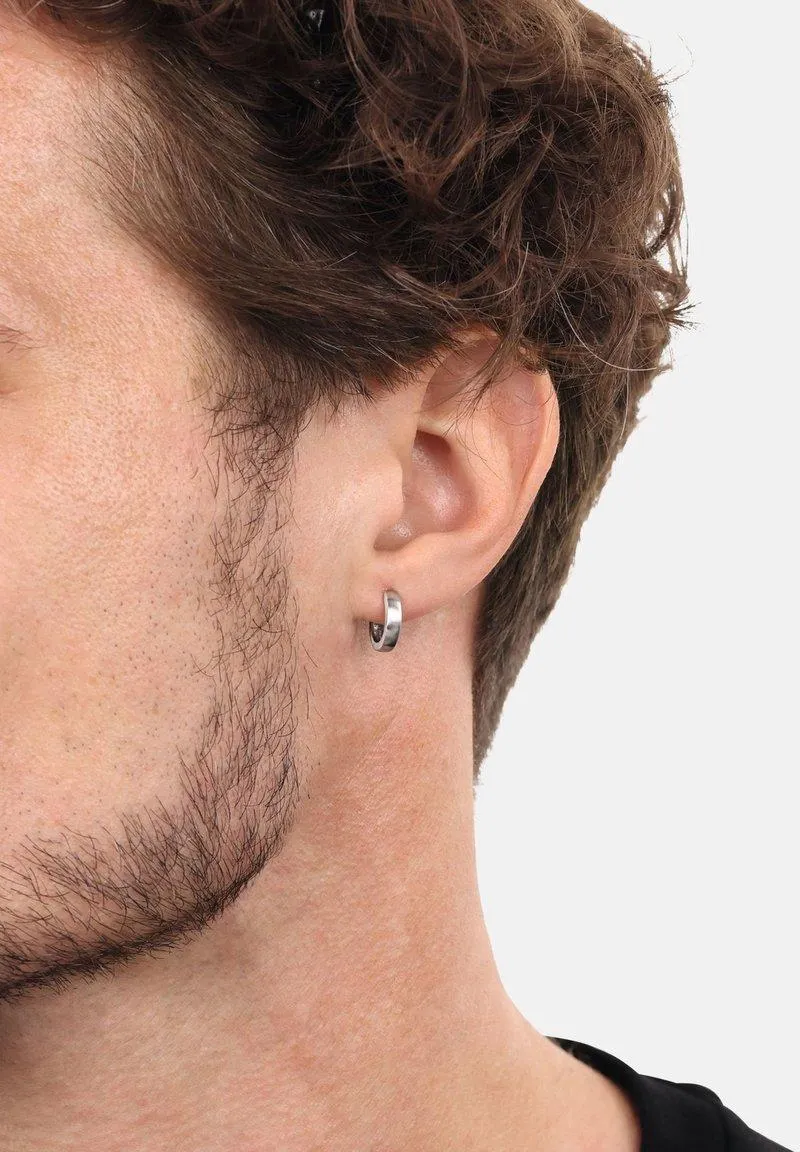 BASIC - Pendiente individual - silberfarben