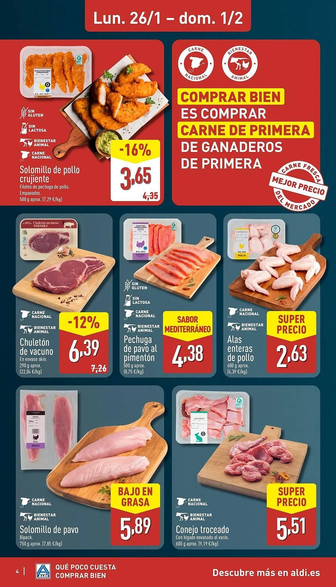 Catálogo de Folleto ALDI 26 de enero al 1 de febrero 2026 - Página 4
