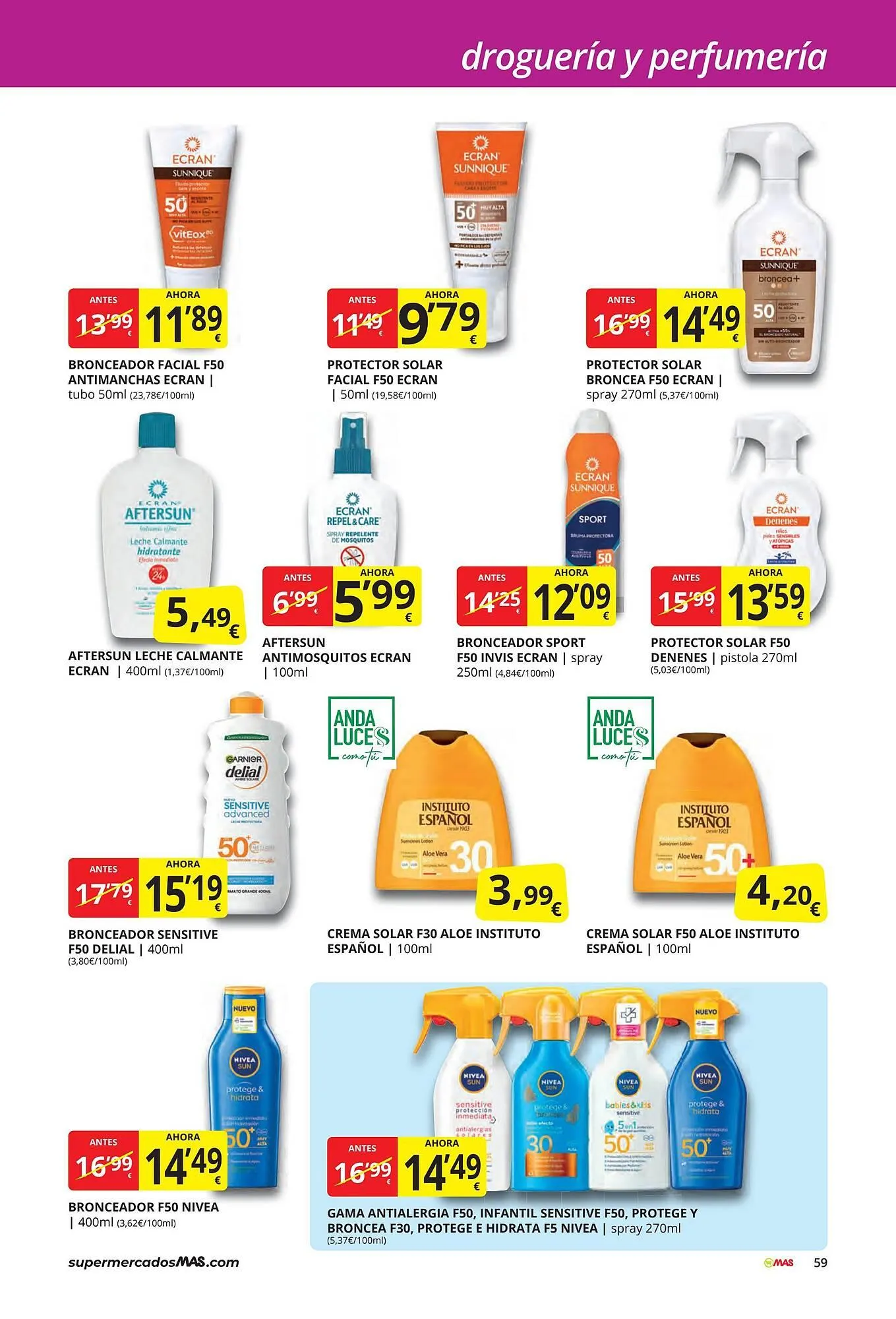 Catálogo de Folleto Supermercados MAS 30 de mayo al 26 de junio 2025 - Página 59