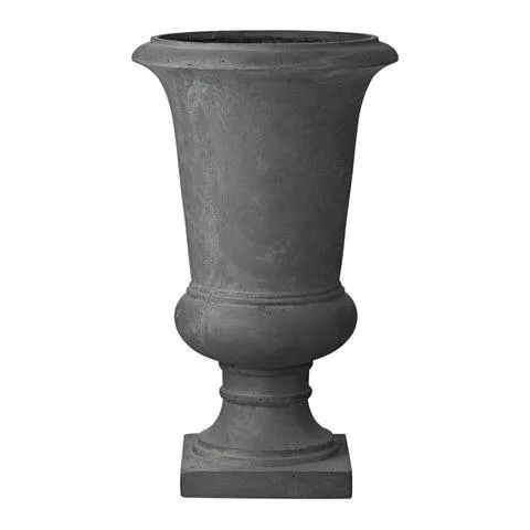 Karol flower pot dark cement Ø40x66 cm