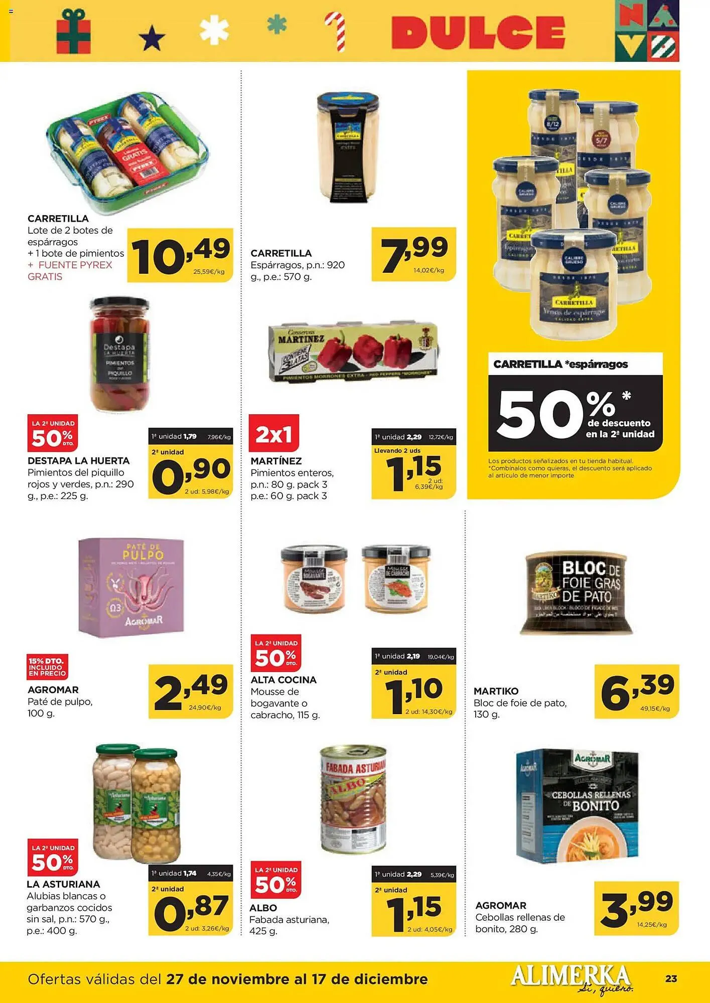 Catálogo de Folleto Alimerka 27 de noviembre al 10 de diciembre 2025 - Página 23