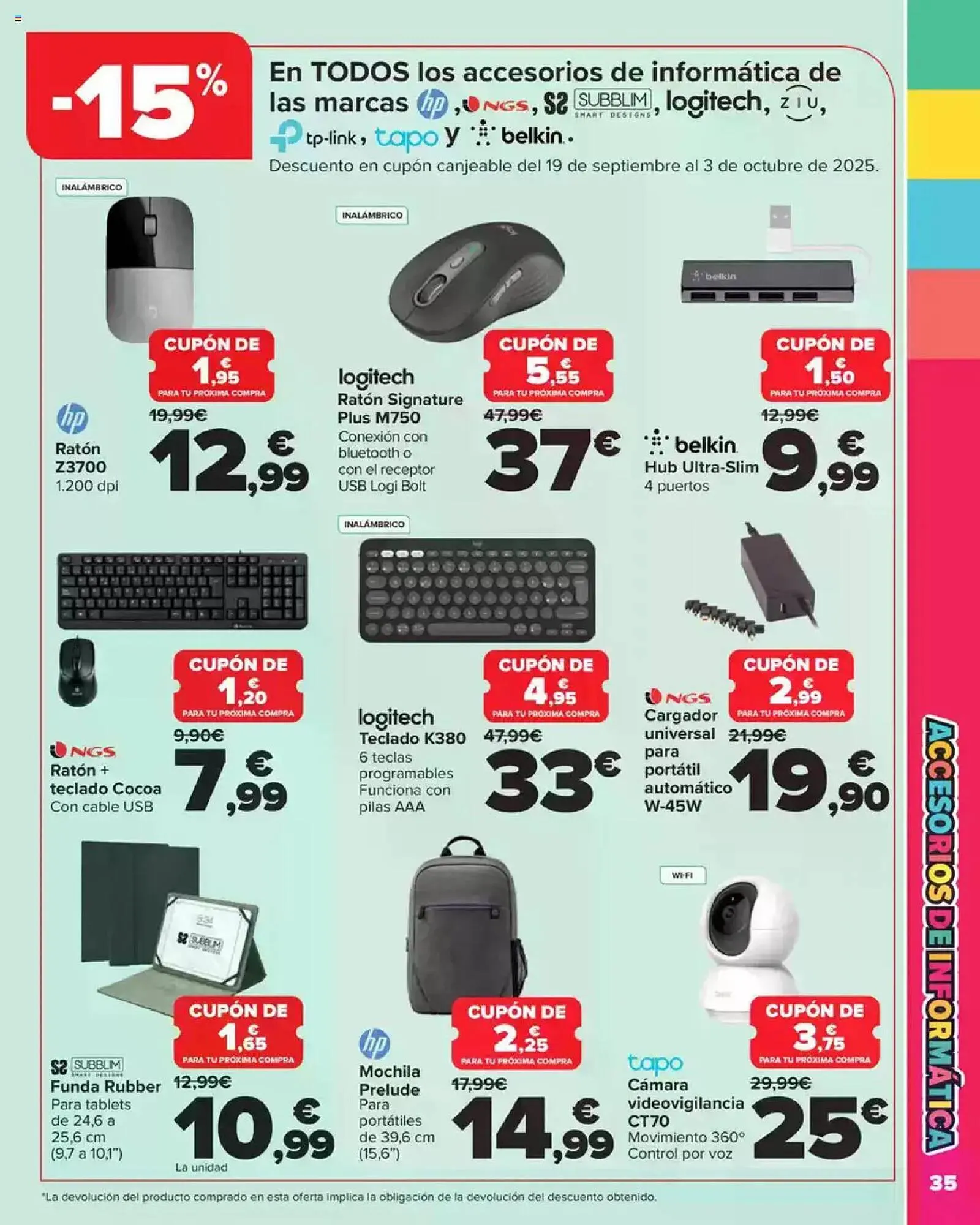 Catálogo de Folleto Carrefour 18 de agosto al 18 de septiembre 2025 - Página 35