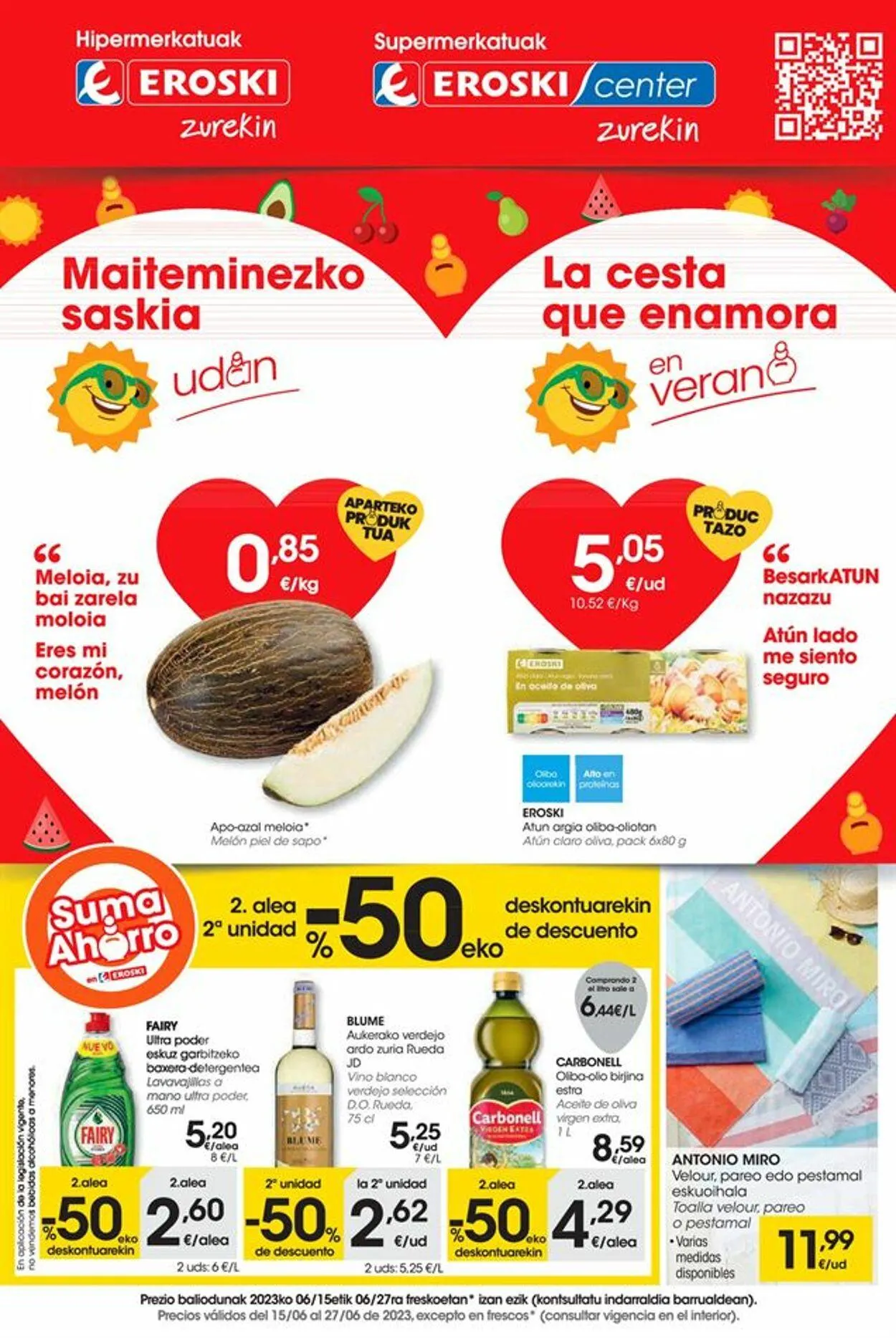 Catálogo de Eroski Oferta actual 13 de mayo al 27 de mayo 2025 - Página 1