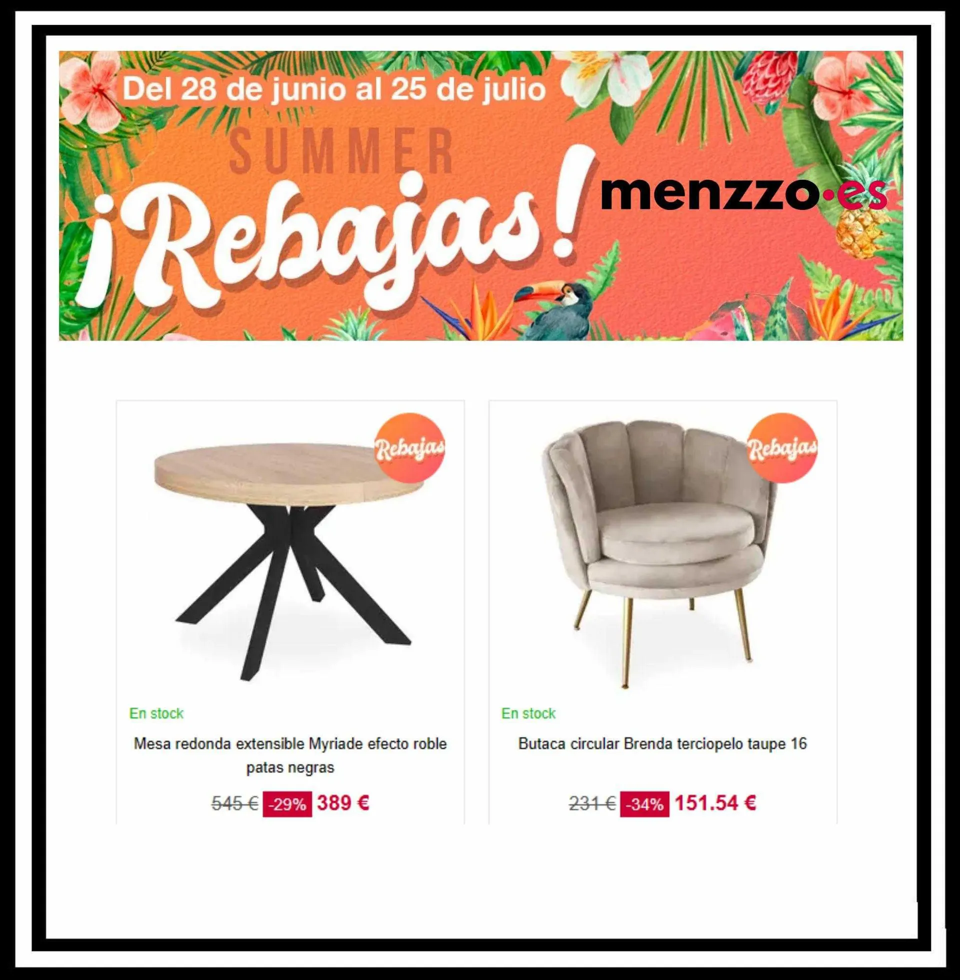 Catálogo de Catálogo Muebles Menzzo 28 de junio al 25 de julio 2023 - Página 4