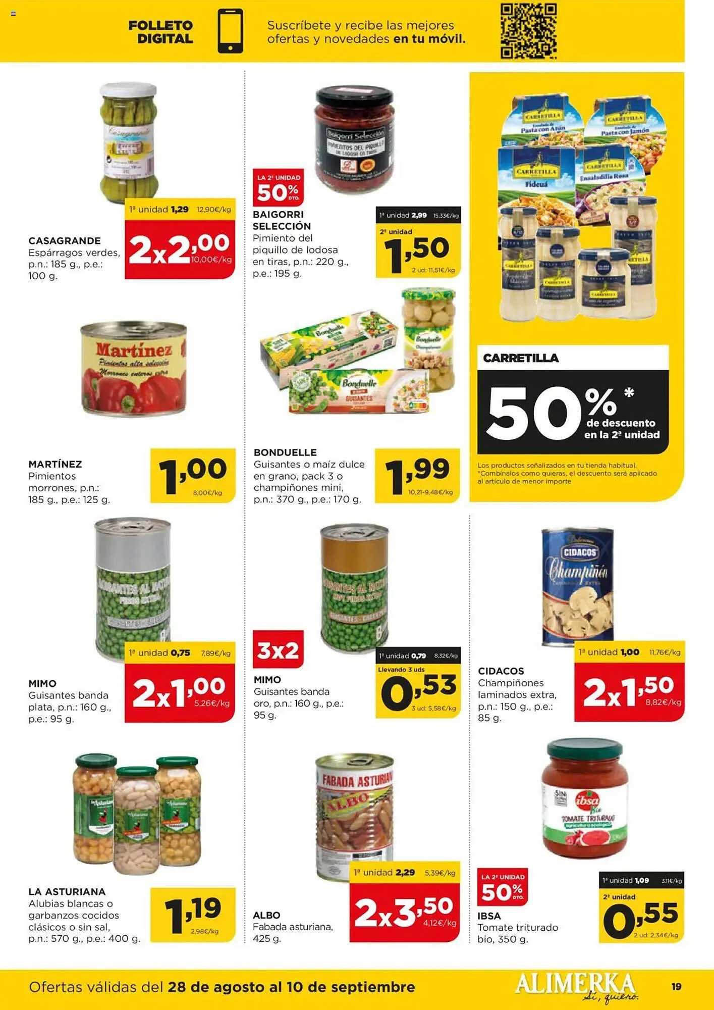 Catálogo de Folleto Alimerka 28 de agosto al 10 de septiembre 2025 - Página 21