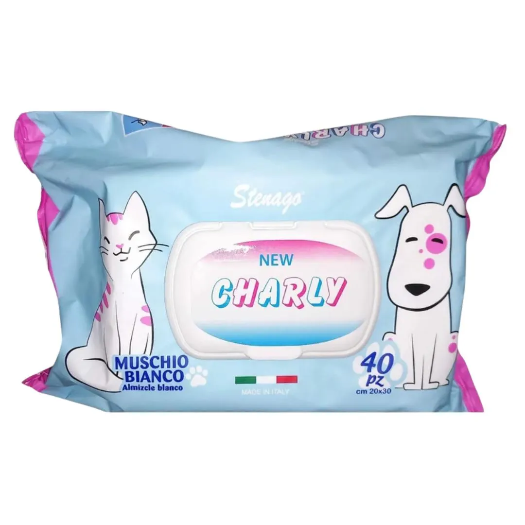 TOALLITAS MASCOTAS NEW CHARLY 40UD