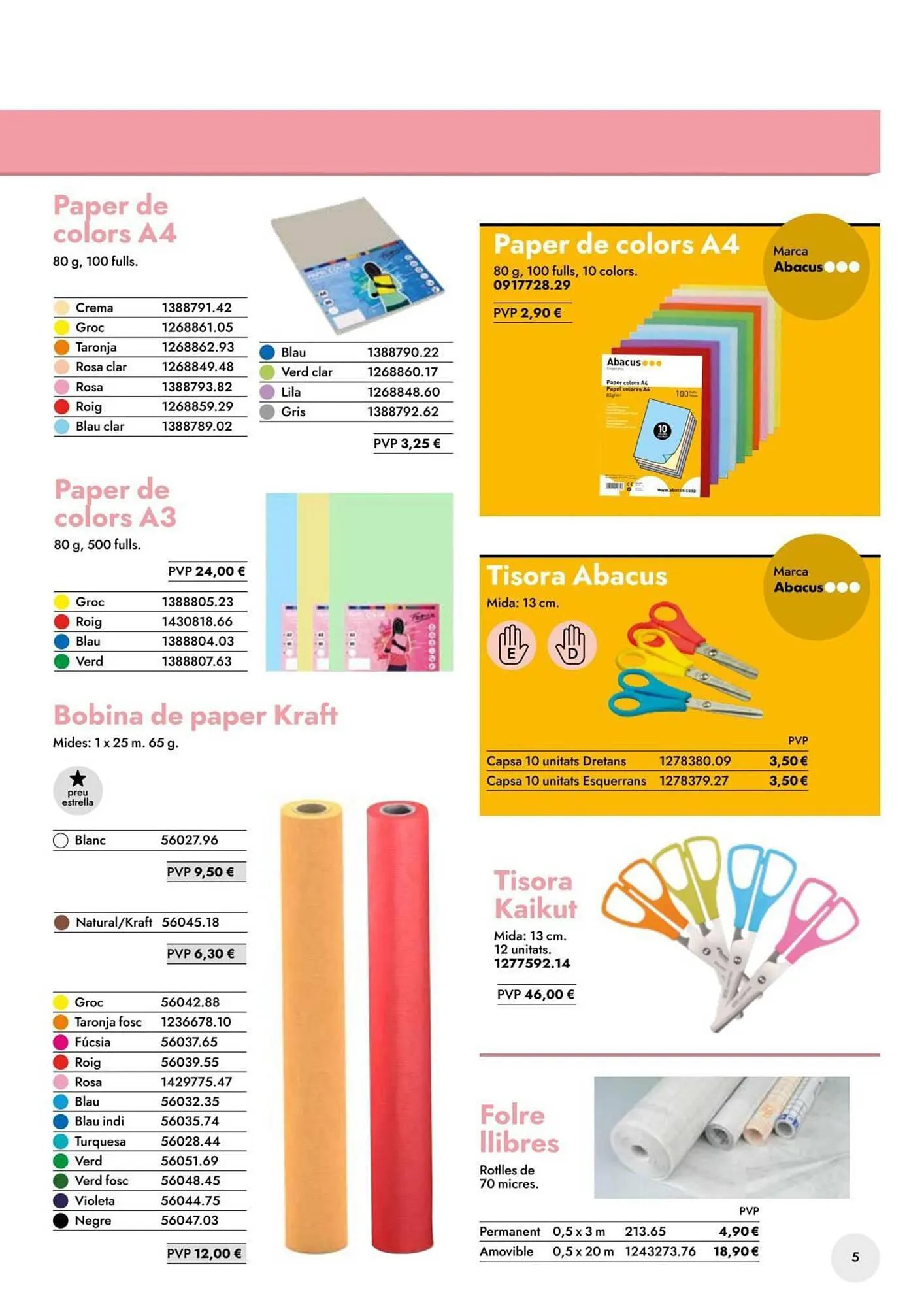 Catálogo de Folleto Abacus 19 de mayo al 30 de septiembre 2023 - Página 5