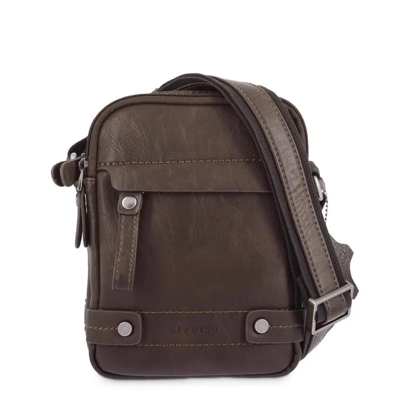 Bolso Bandolera hombre en color marrón - Berlín