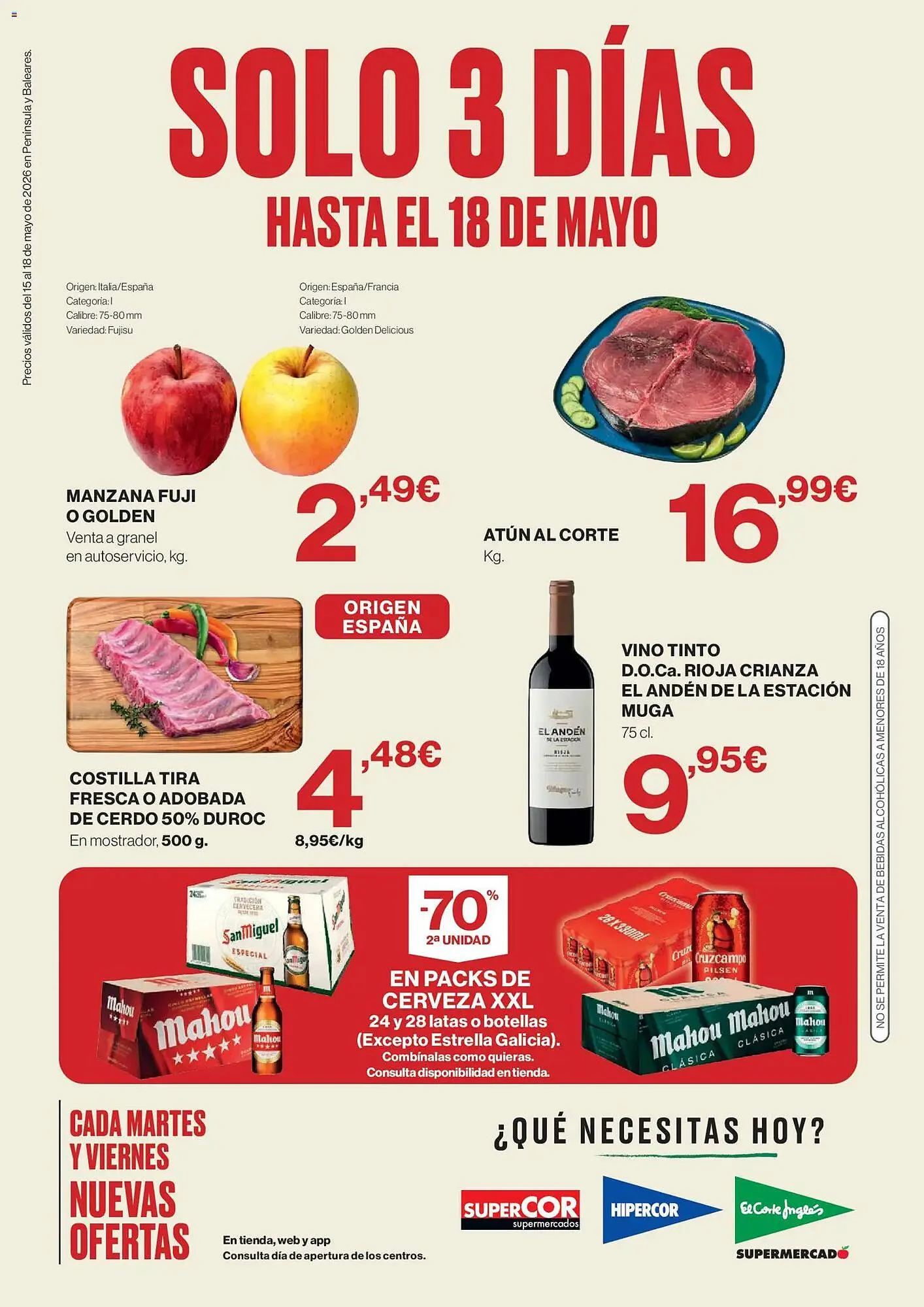 Catálogo de Catálogo Hipercor 15 de mayo al 18 de mayo 2026 - Página 1