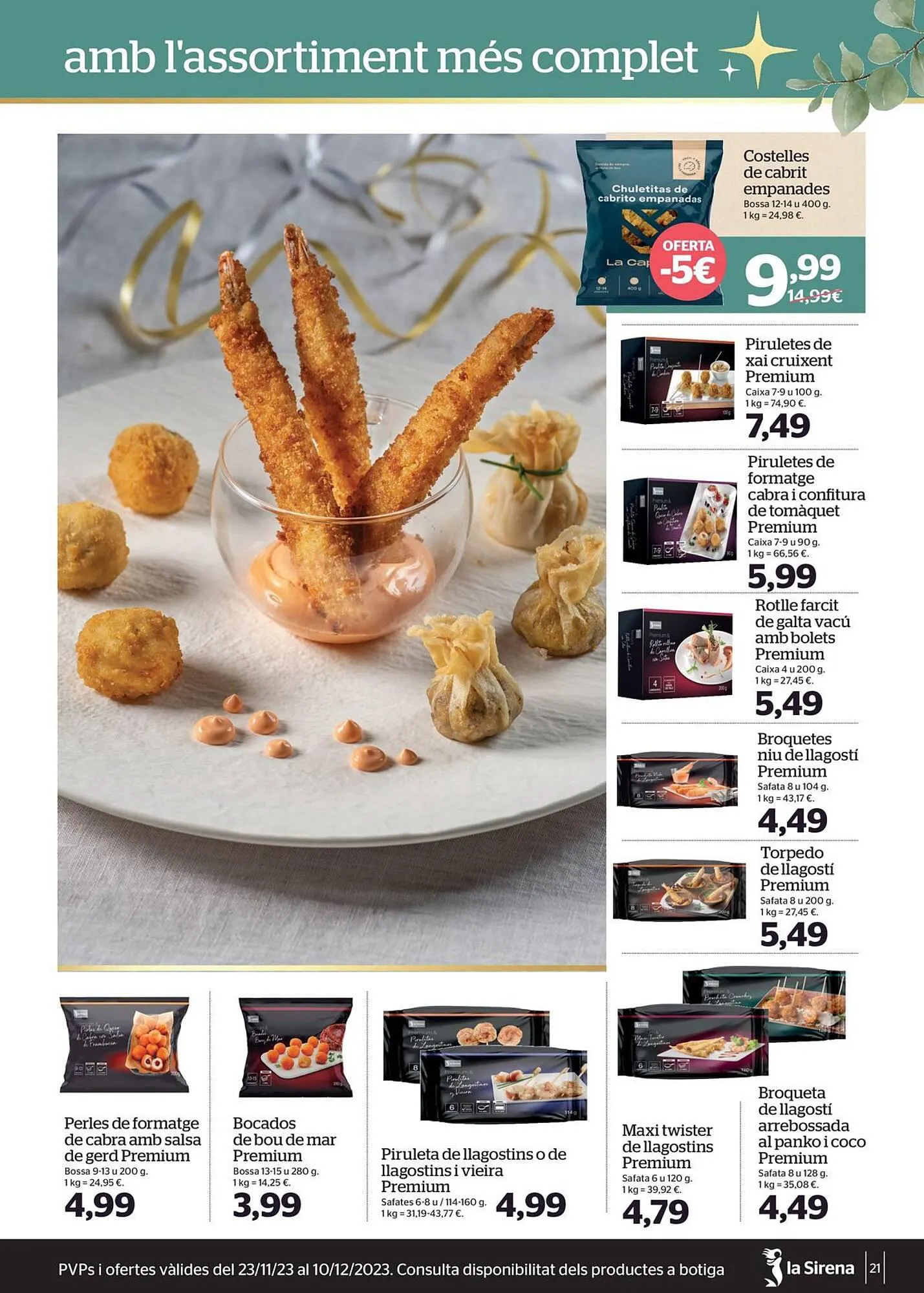 Catálogo de Folleto La Sirena 23 de noviembre al 10 de diciembre 2023 - Página 21