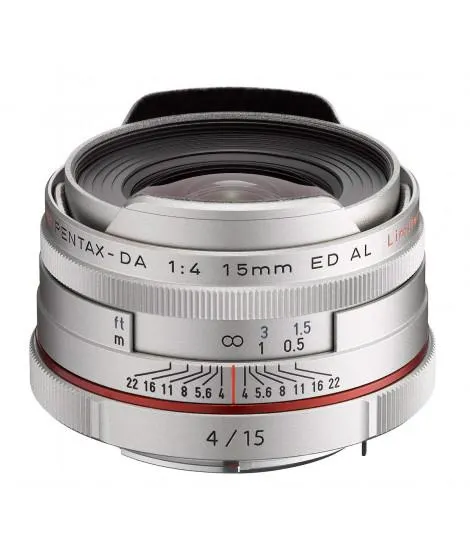 Pentax 15mm f4 DA HD Limited plata