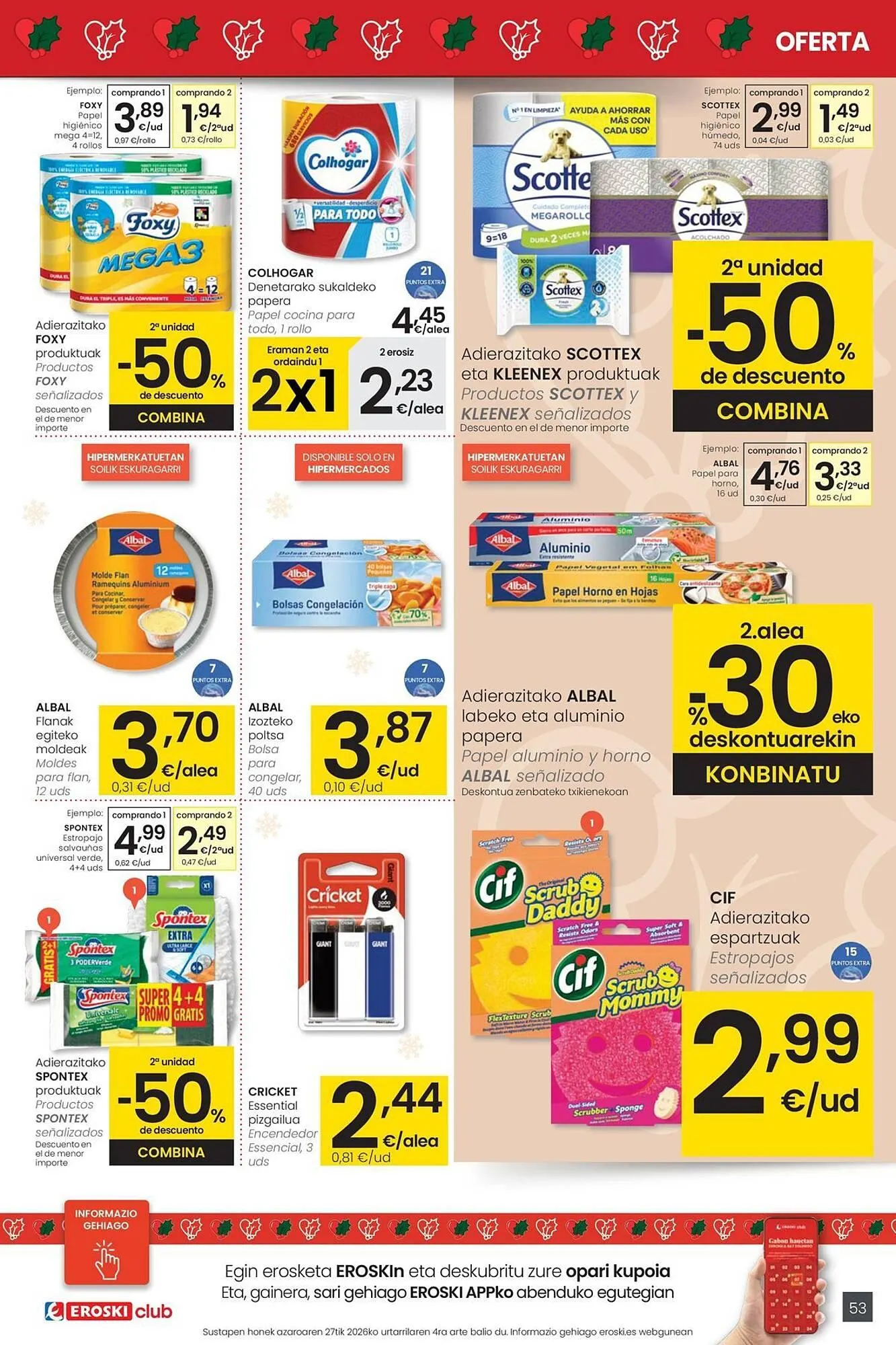 Catálogo de Folleto Eroski 18 de diciembre al 31 de diciembre 2025 - Página 53
