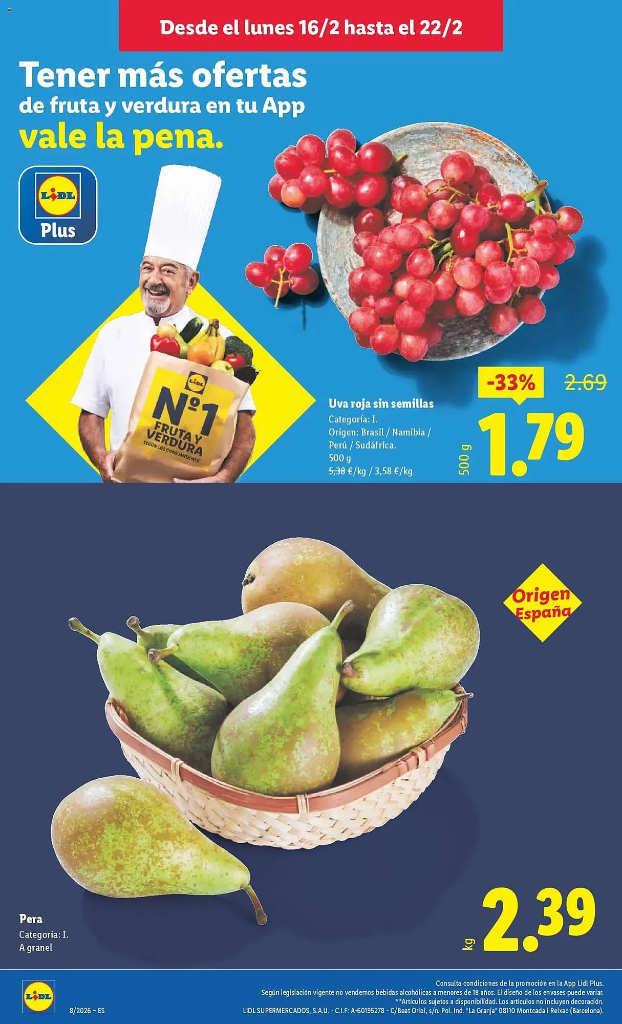 Catálogo de Catálogo Lidl 16 de febrero al 22 de febrero 2026 - Página 6
