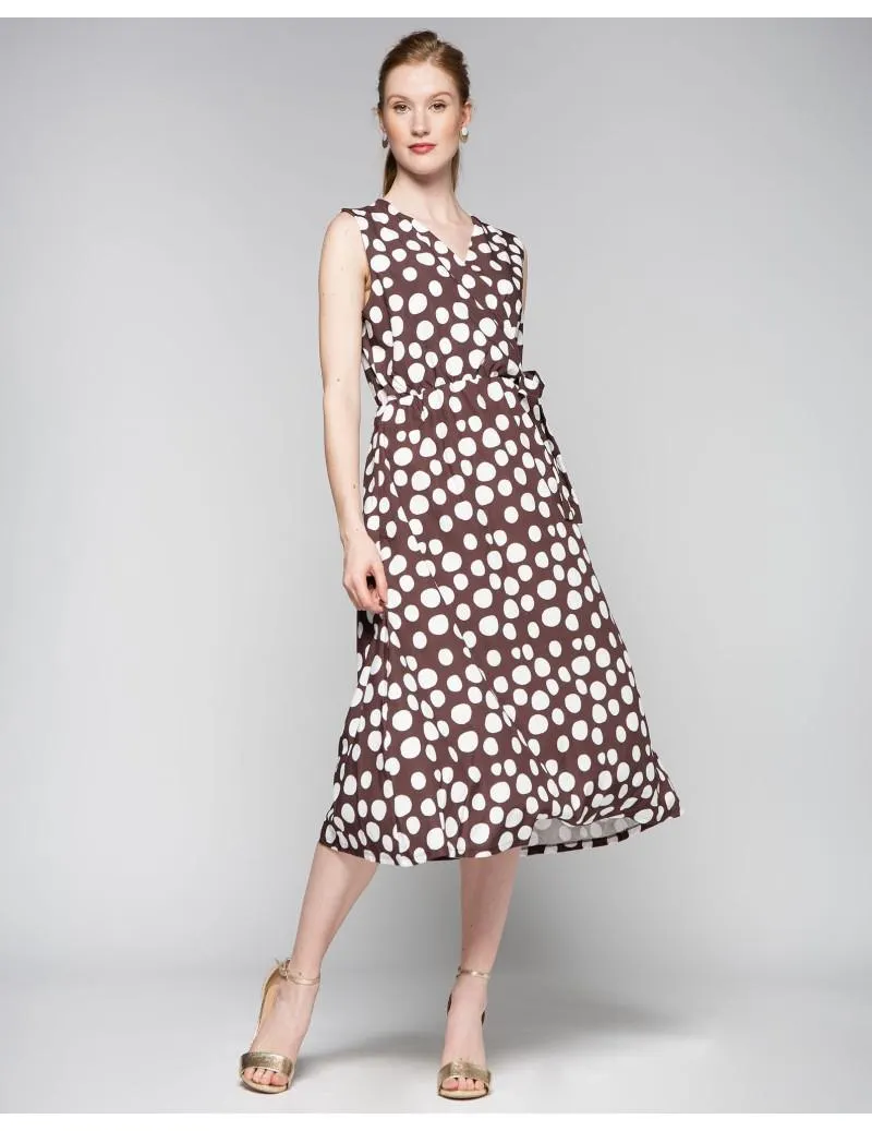 Vestido Largo Topo Irregular