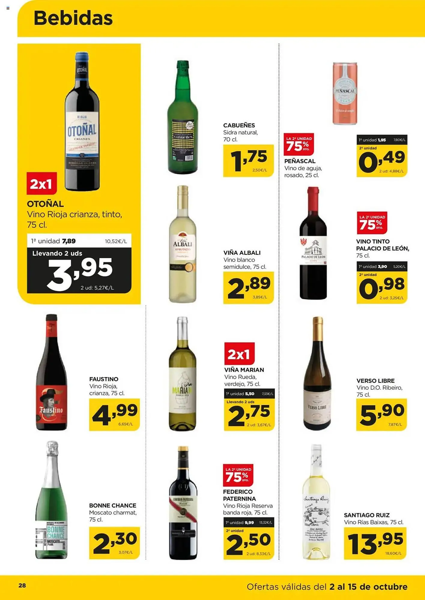 Catálogo de Folleto Alimerka 2 de octubre al 15 de octubre 2025 - Página 28