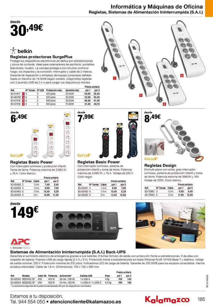 Catálogo de Staples Kalamazoo Catálogo General 9 de enero al 30 de septiembre 2025 - Página 185