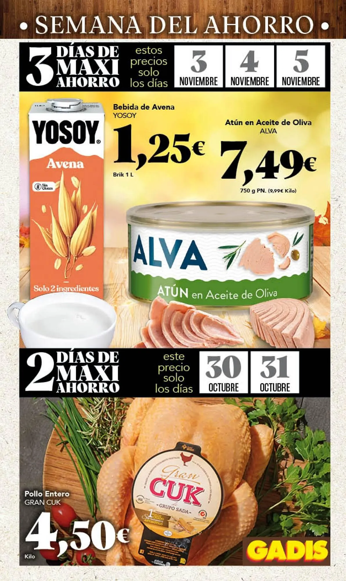 Catálogo de Folleto Gadis 30 de octubre al 5 de noviembre 2025 - Página 3