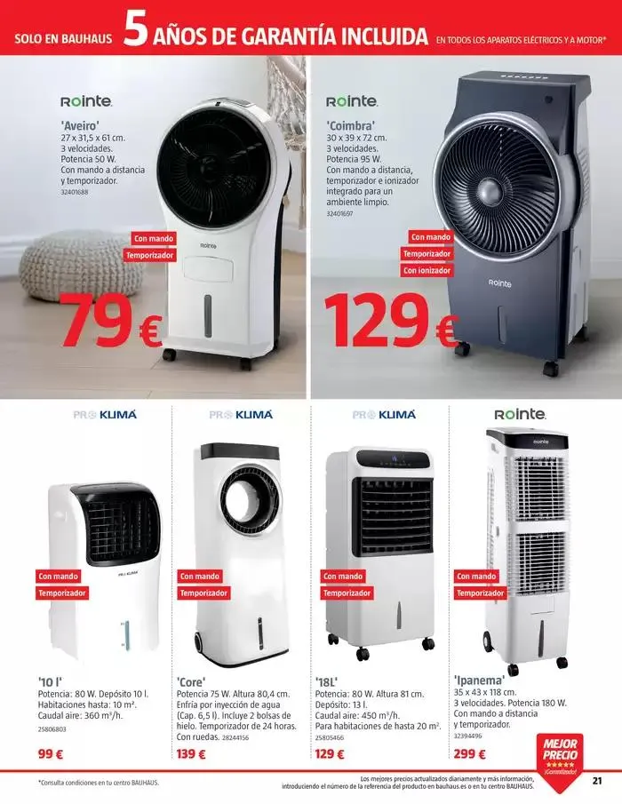 Catálogo de Clima. Soluciones de climatización 9 de abril al 9 de mayo 2025 - Página 21