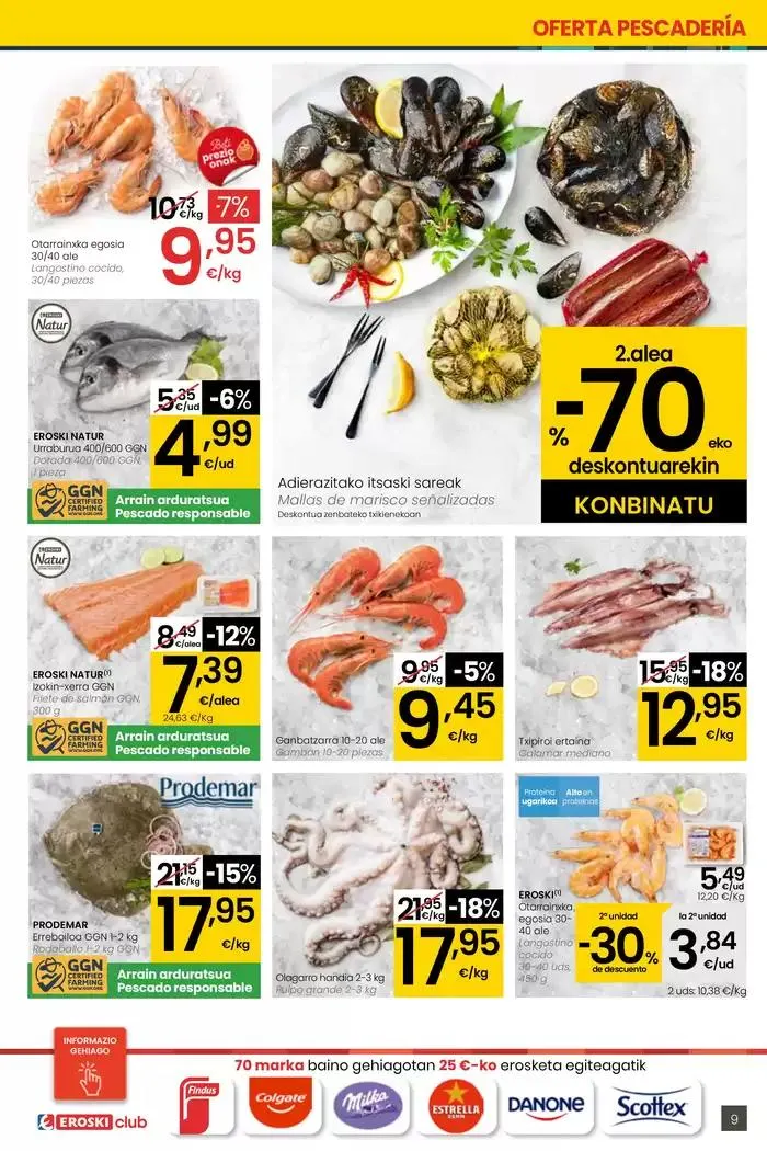 Catálogo de AUKERA OFERTA HIPERMERKATUAK EROSKI 10 de abril al 29 de abril 2025 - Página 9