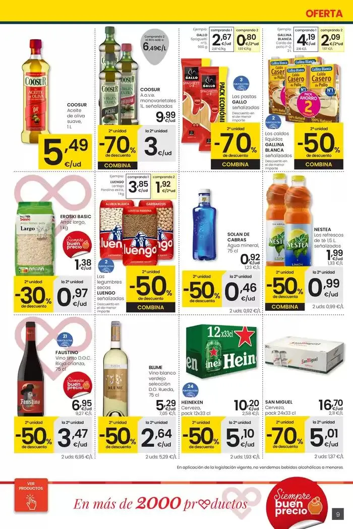 Catálogo de Más de 2000 productos, SIEMPRE A BUEN PRECIO EROSKI CITY 30 de enero al 11 de febrero 2025 - Página 9