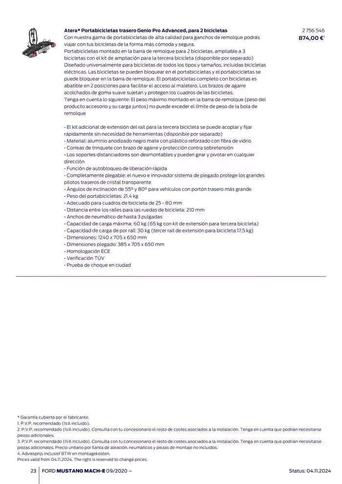 Catálogo de Ford de accesorios Ford Mustang Mach-E 13 de noviembre al 13 de noviembre 2025 - Página 23