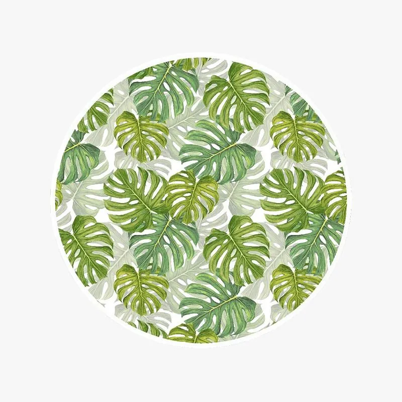 TOALLA REDONDA 150CM MICROFIBRA SURTIDOS