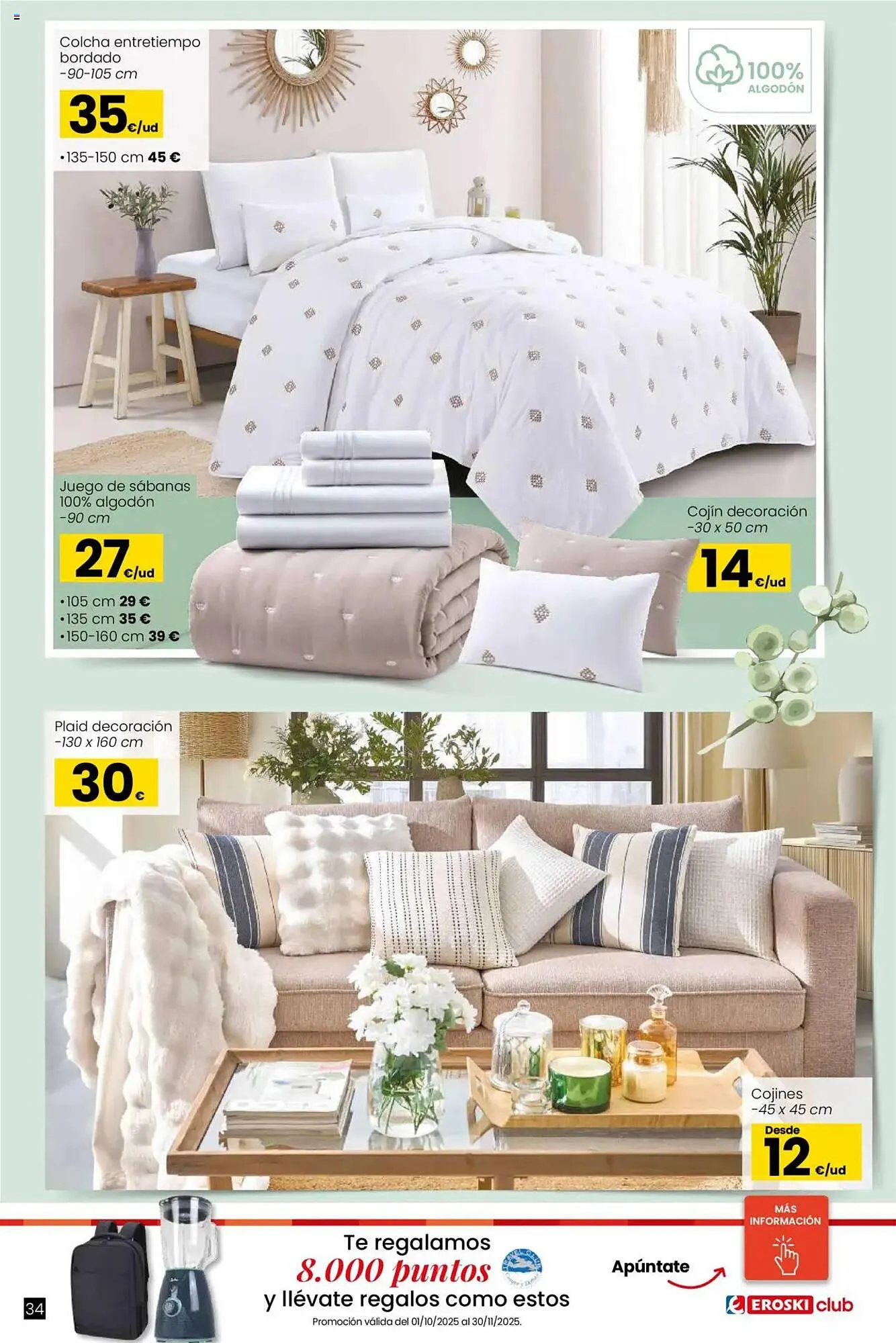 Catálogo de Folleto Eroski 9 de octubre al 29 de octubre 2025 - Página 34