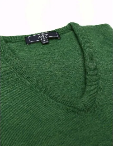 Jersey cashmere pico Verde