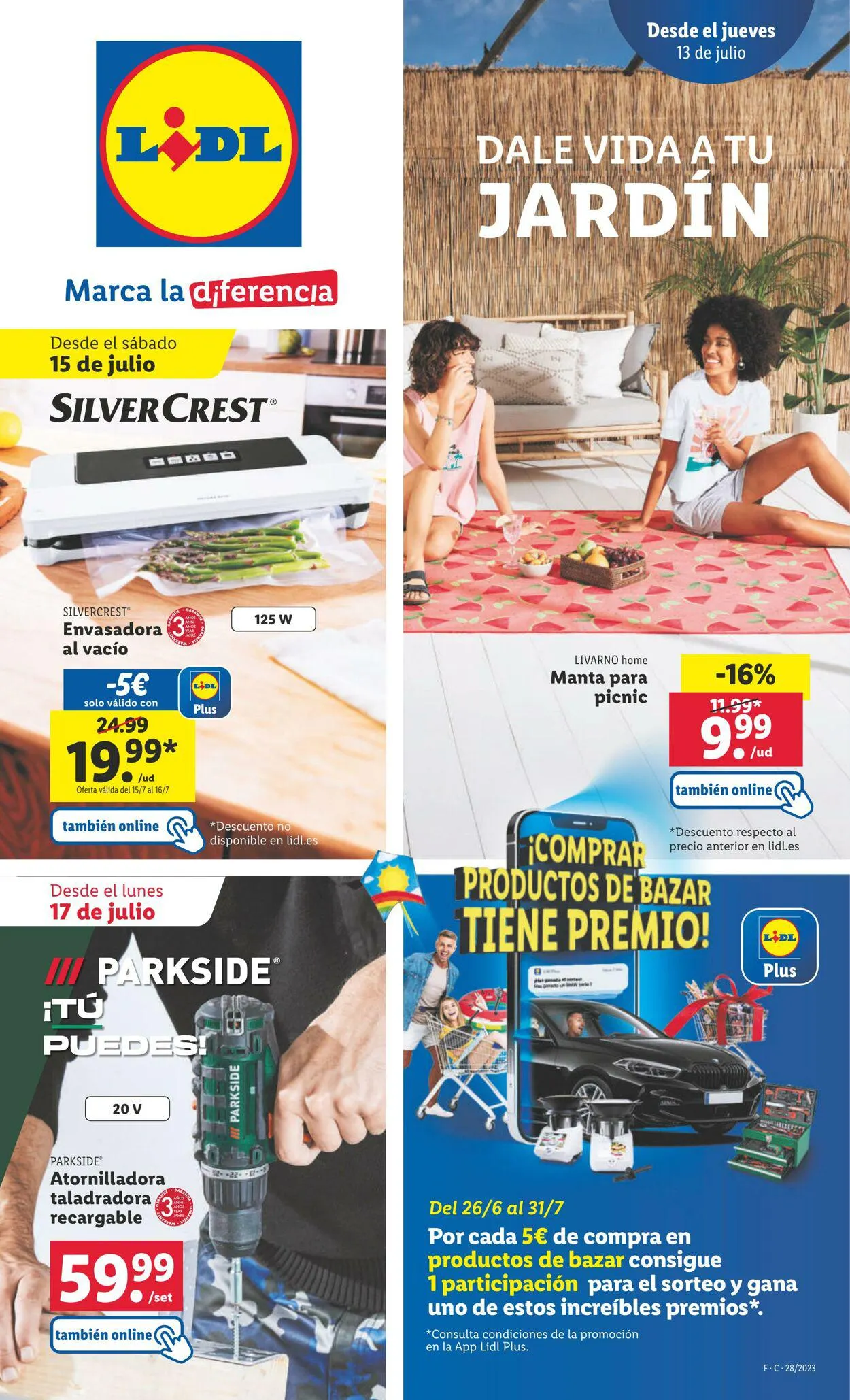Catálogo de Lidl Oferta actual 13 de julio al 19 de julio 2023 - Página 1