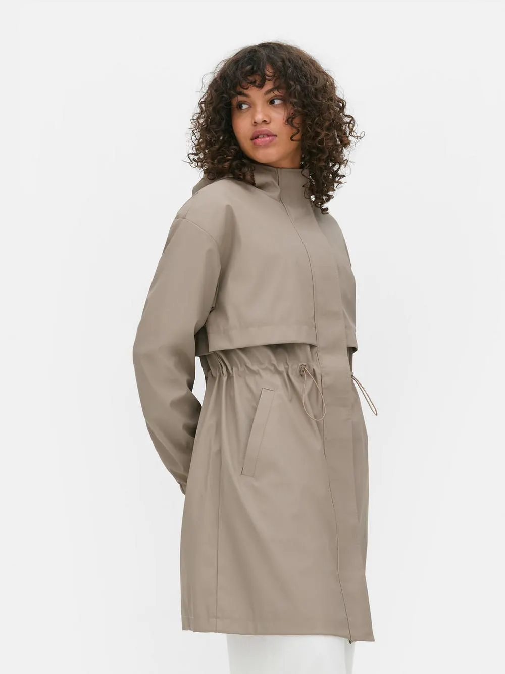 Cinch Waist Parka