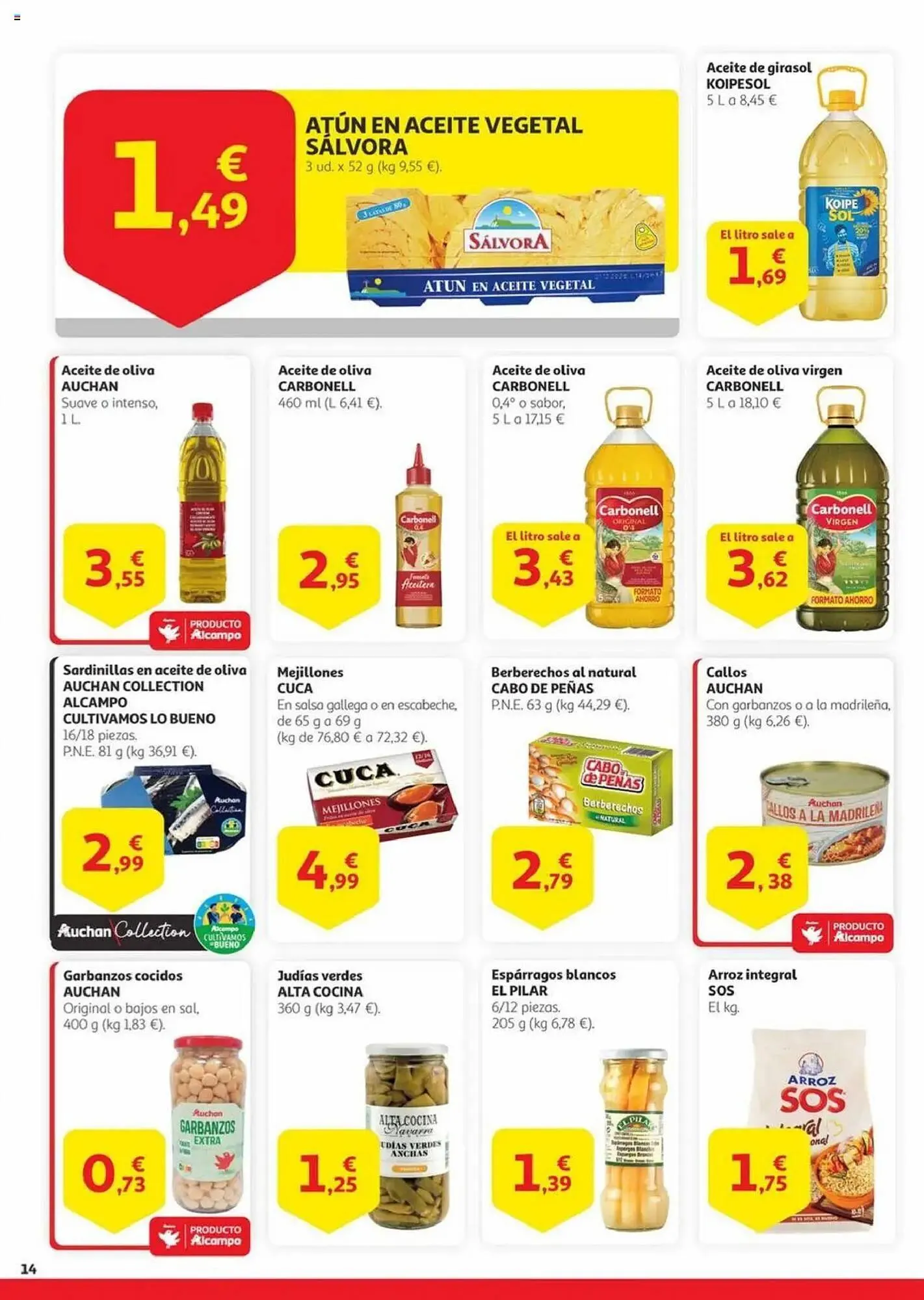 Catálogo de Folleto Alcampo 15 de julio al 29 de julio 2025 - Página 14