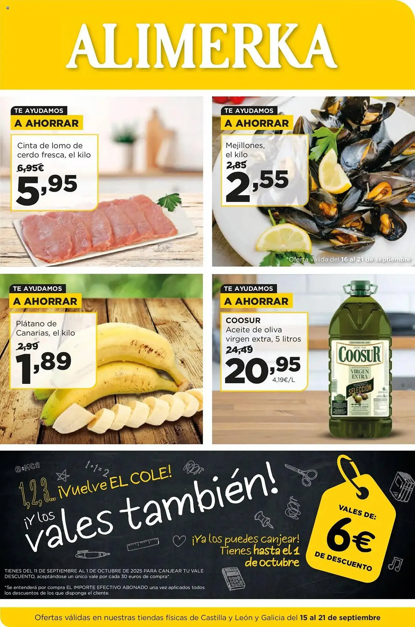 Catálogo de Folleto Alimerka 15 de septiembre al 21 de septiembre 2025 - Página 1