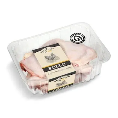 Cuarto trasero de pollo formato familiar Selección de Dia bandeja 1.3 Kg aprox.
