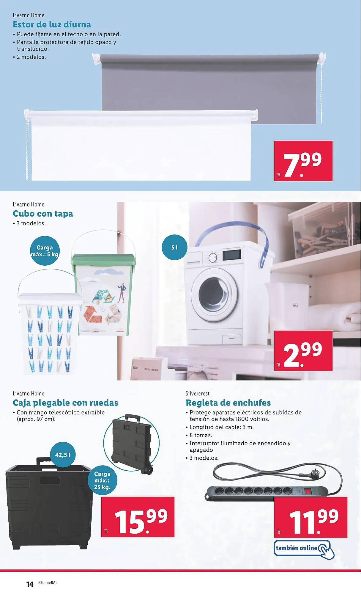 Catálogo de Folleto Lidl 15 de enero al 21 de enero 2024 - Página 14