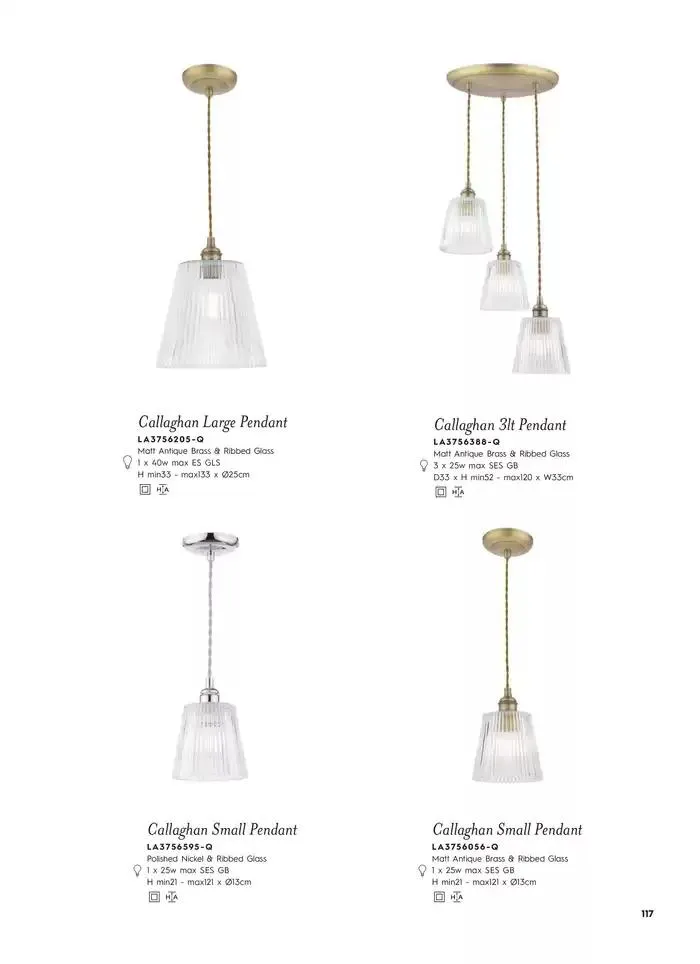 Catálogo de Lighting & Mirror Collection 12 de marzo al 31 de agosto 2025 - Página 119