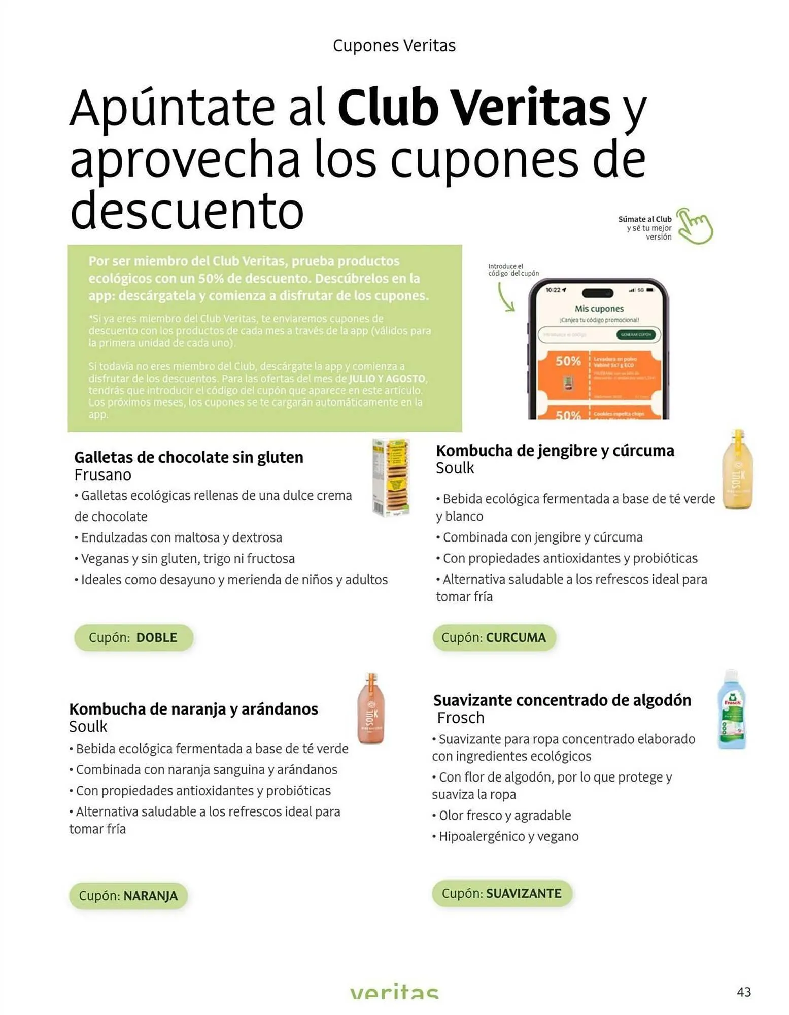 Catálogo de Folleto Veritas 1 de julio al 31 de agosto 2025 - Página 43