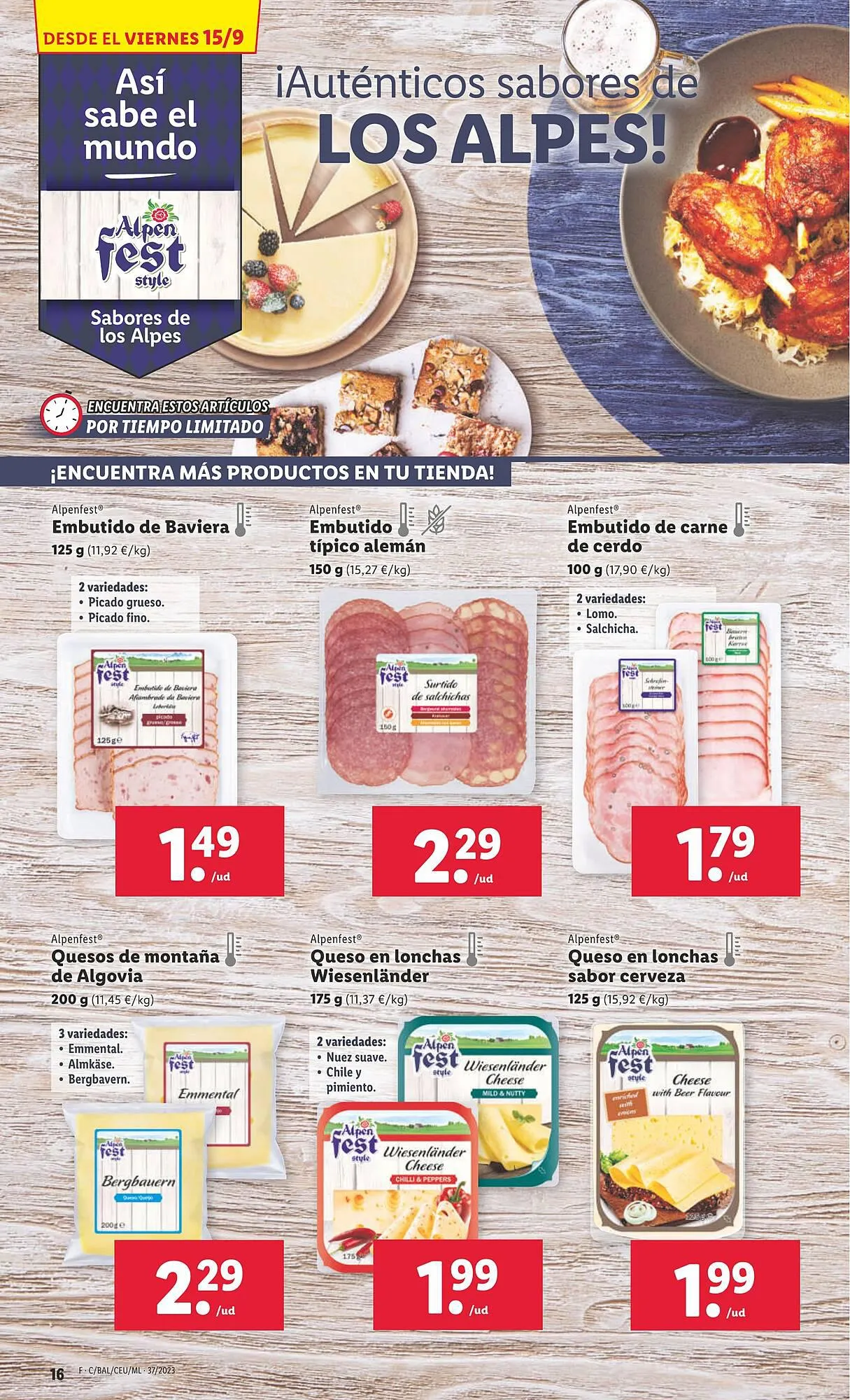 Catálogo de Folleto Lidl 11 de septiembre al 17 de septiembre 2023 - Página 36
