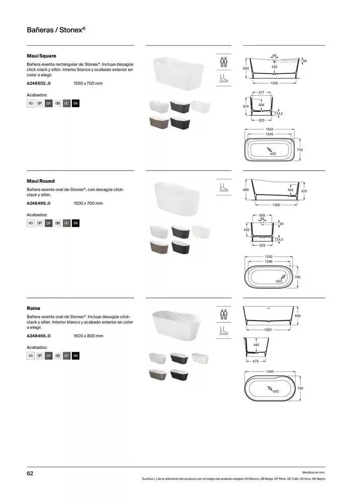 Catálogo de Platos de Ducha, Bañeras y Mamparas 9 de enero al 31 de diciembre 2025 - Página 64