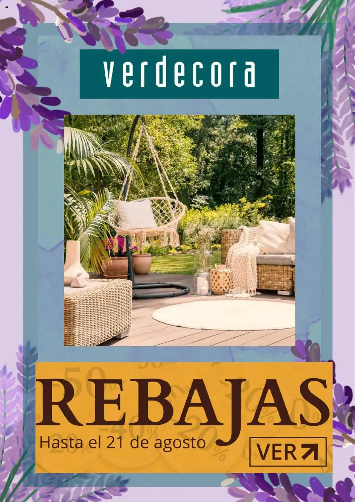Catálogo de Folleto Verdecora 22 de julio al 21 de agosto 2025 - Página 1