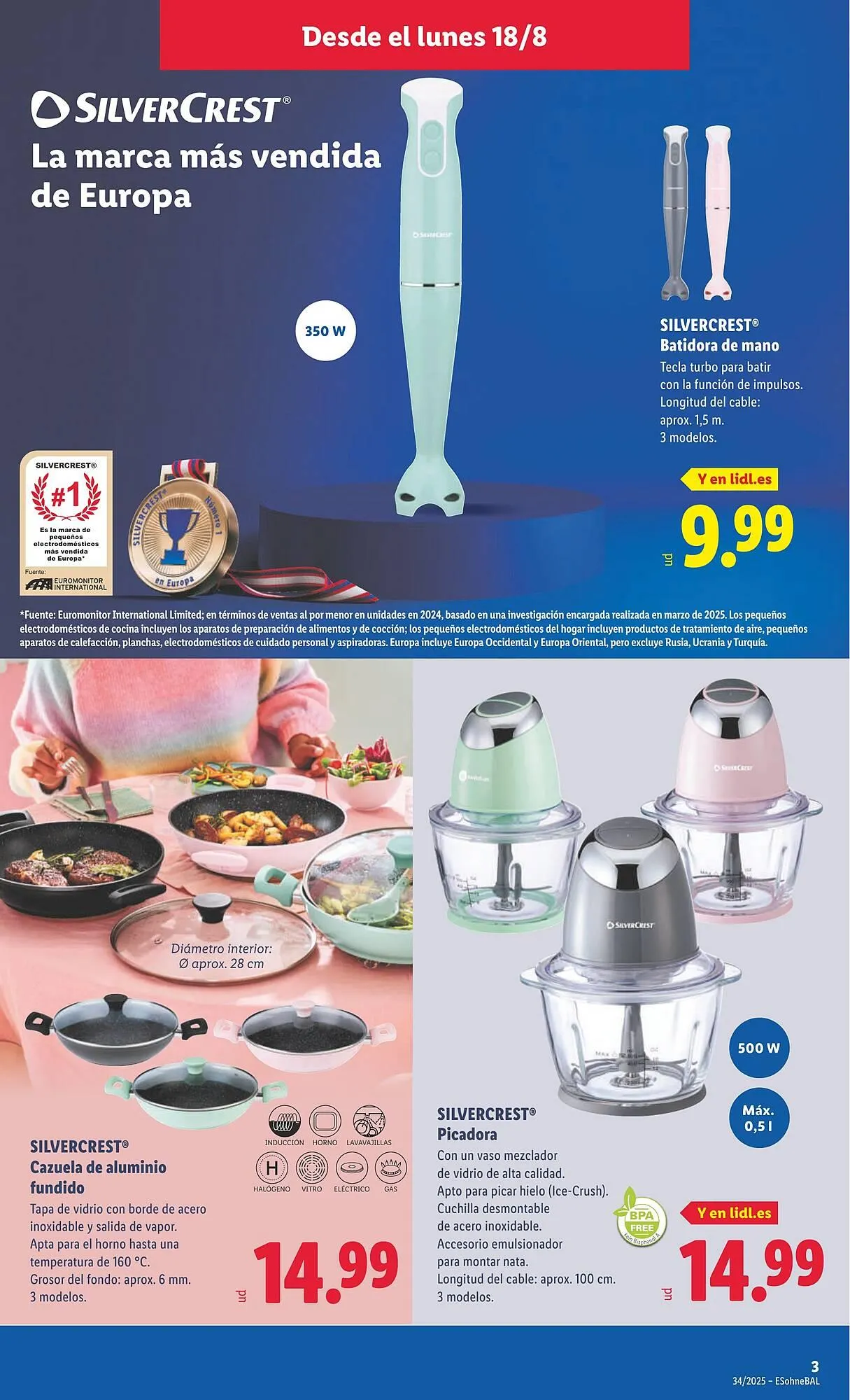 Catálogo de Folleto Lidl 18 de agosto al 24 de agosto 2025 - Página 3