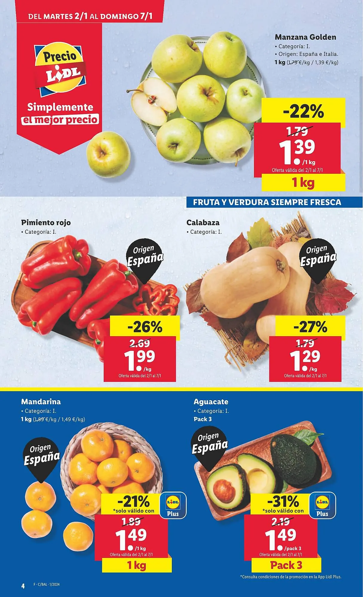 Catálogo de Folleto Lidl 2 de enero al 7 de enero 2024 - Página 4