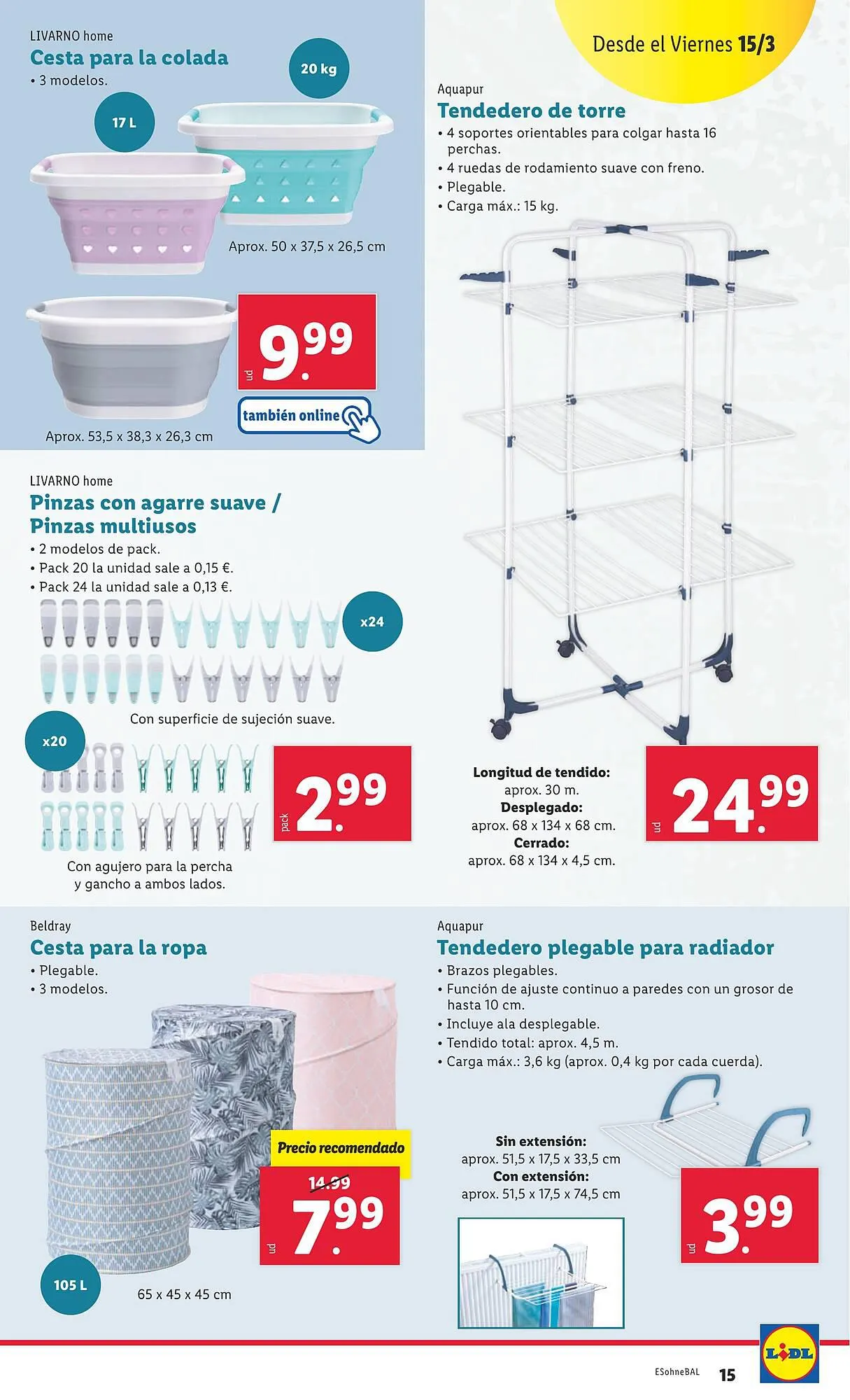 Catálogo de Folleto Lidl 11 de marzo al 17 de marzo 2024 - Página 15