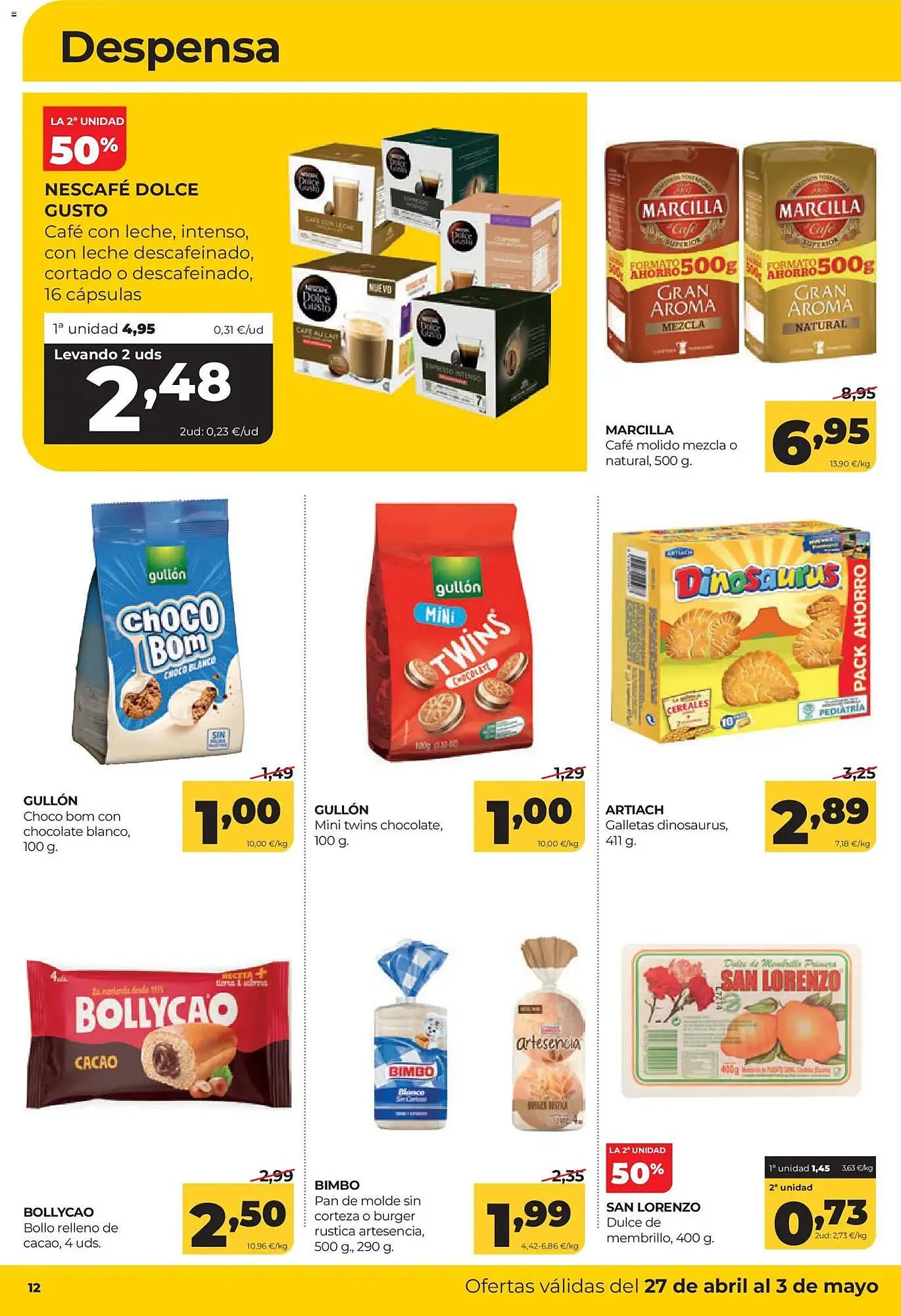 Catálogo de Folleto Alimerka 27 de abril al 3 de mayo 2026 - Página 12