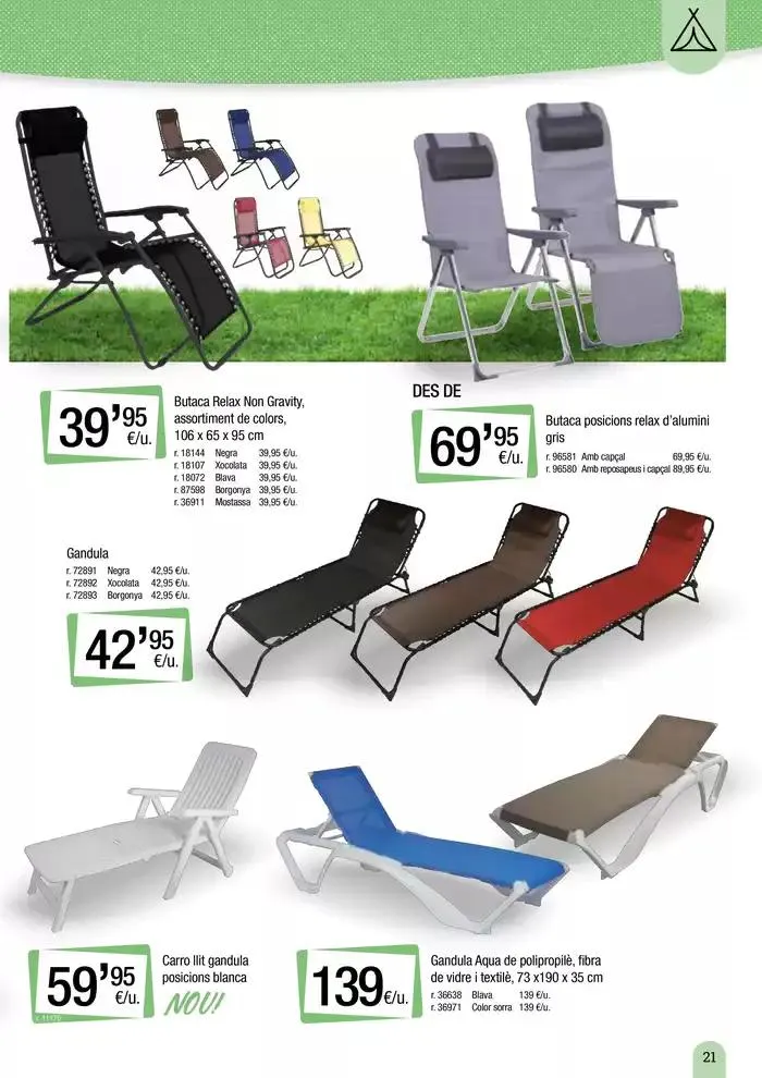 Catálogo de Catàleg vàlid del 18 de març al 25 d’agost 18 de marzo al 25 de agosto 2025 - Página 21